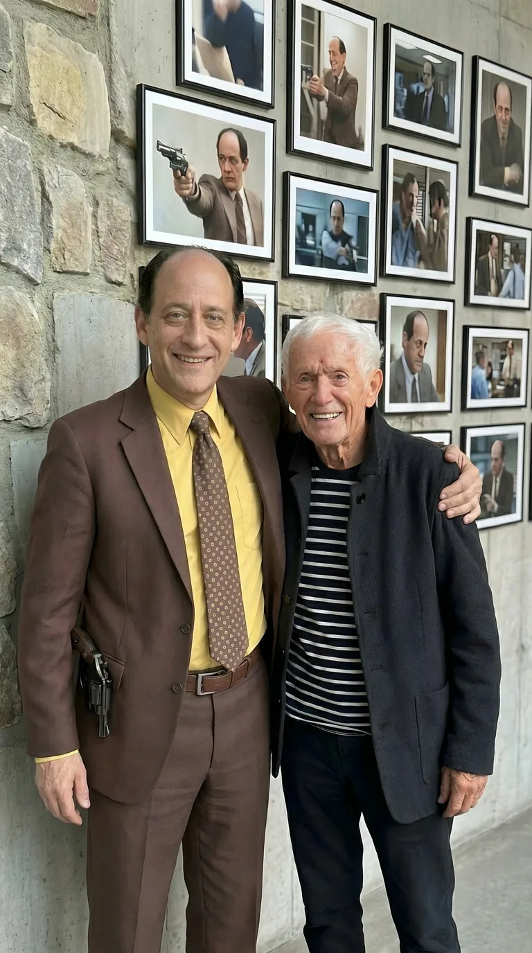 Earl Boen Dr Peter Silberman side by side with modern appearance Wall Edition