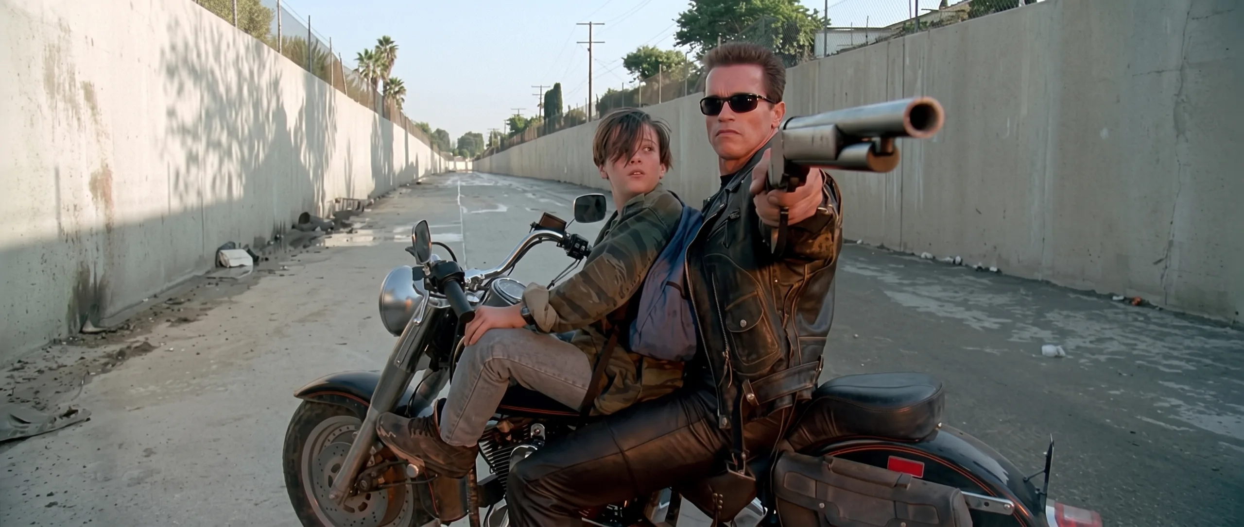 Terminator 2 Then vs Now Wall Edition AI Video Keyframe