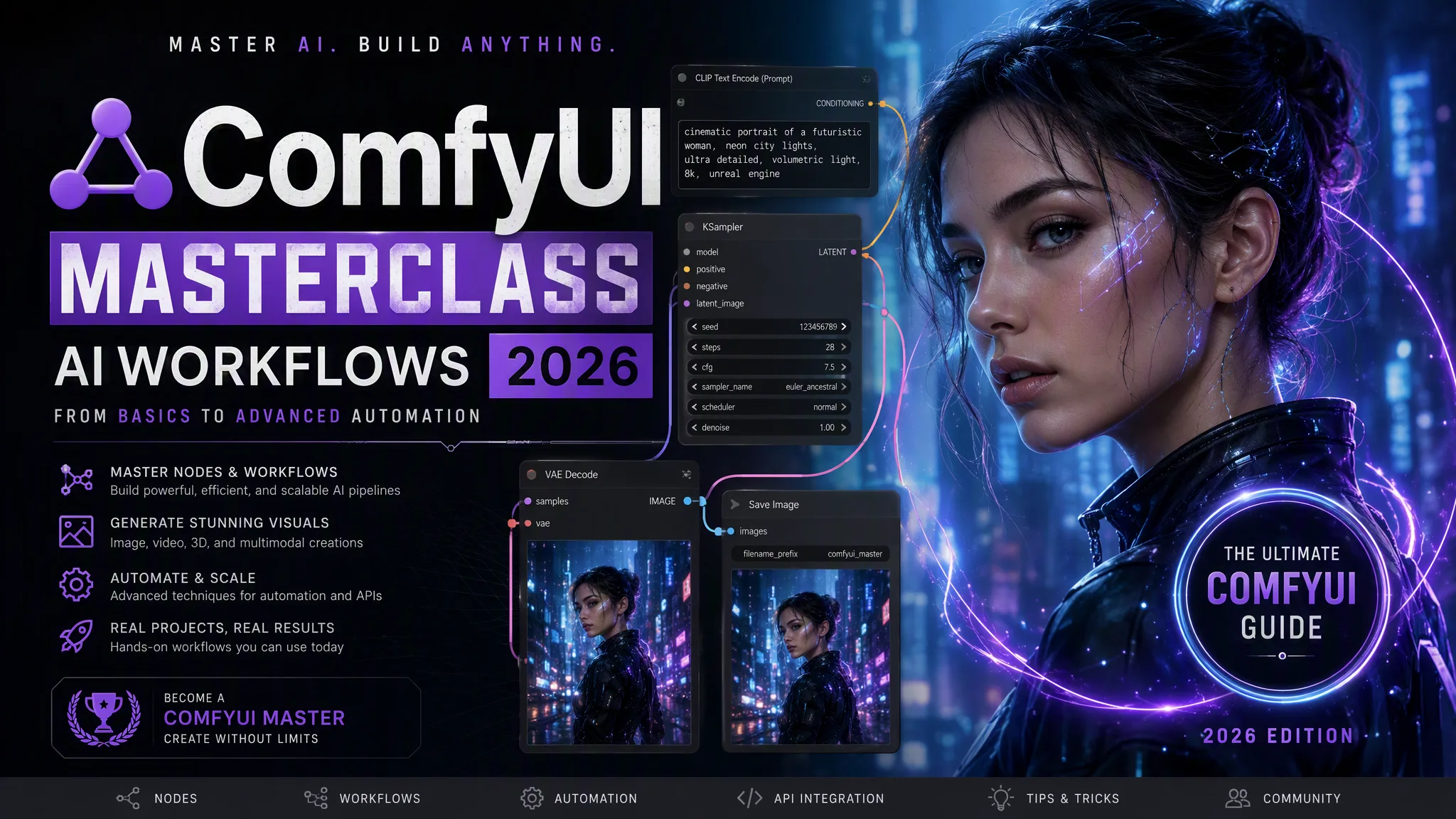 Flux de travail IA ComfyUI Masterclass 2026